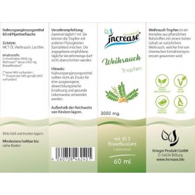 Gouttes dencens liposomales hautement dosées – 90 000 mg par paquet 3000 mg dencens par dose quotidienne dont 2550 mg da