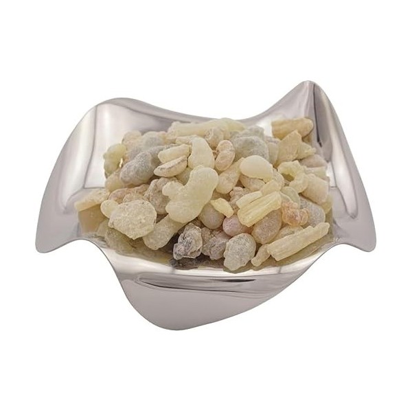 Encens de lInde 1er choix - Boswellia serrata pur - Encens doux et épicé du temple pour la clarté et la méditation sachet d B...