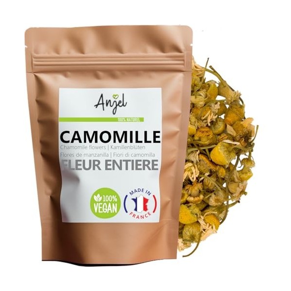 Fleurs de Camomille - Infusion Tisane Camomille Matricaire Fleurs 100% pure - NCA 100 Camomille