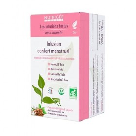 Infusion confort menstruel bio | soulage règles douloureuses et SPM | camomille, fenouil, mélisse, matricaire | apaisement na