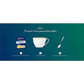 Sognioro Plus Camomille Soluble avec 1 mg de mélatonine sans sucre pour favoriser le sommeil – 6 paquets de 16 sachets