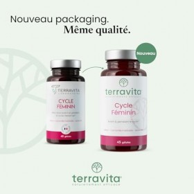 Cycle Féminin | Complément Alimentaire Règles Douloureuses et Syndrome Prémenstruel | Avec Camomille, Pissenlit, Vit B6 et Sa