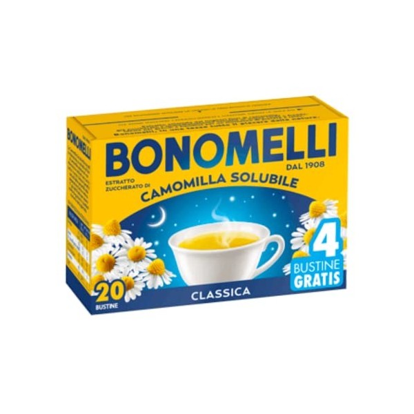 Bonomelli, Camomille Soluble Classique, Extrait Concentré de Fleurs Sélectionnées, Donne des Moments de Calme et de Détente, ...