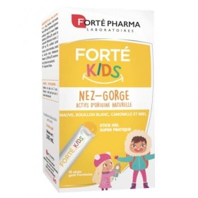 Forté Pharma - Forté Kids Nez Gorge dès 3 ans - Actifs dorigine naturelle - Camomille, Miel, Mauve, Bouillon blanc - Format 
