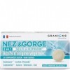 GRANIONS Nez et gorge | Complément alimentaire | 2en1 Inconfort nasal et mal de gorge adulte | Guimauve + Lichen dIslande + ...