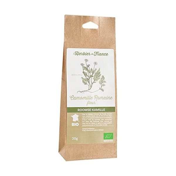 LHerbier De France - Camomille Romaine Fleurs 20G - Unité