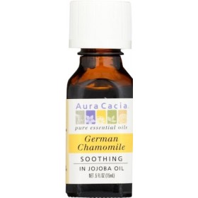 Aura Cacia - Precious Essentials apaisant camomille allemande en huile de jojoba - 0,5 Oz Camomille