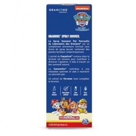 SPRAY SOMMEIL - GRANIONS PAT PATROUILLE - goût abricot - Verveine, Camomille, Coquelicot - Relaxation, Diminue lagitation - ...