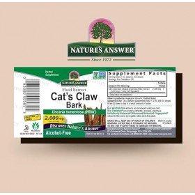 Naturals Answer Cat ClawBark 2000 mg Sans Alcool Sans Gluten 60 ml