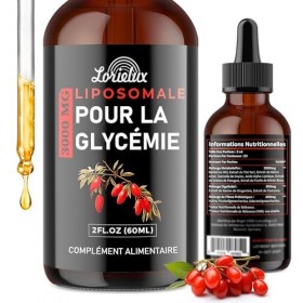 Berbérine 3000 mg en Gouttes Liposomales – Complément Alimentaire, Haute Absorption, avec Thé Vert, Cannelle de Ceylan, Ginge...