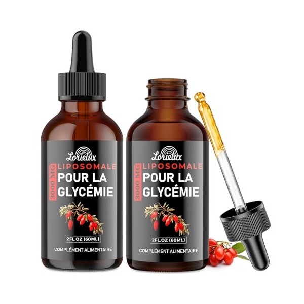 Berbérine 3000 mg en Gouttes Liposomales – Complément Alimentaire, Haute Absorption, avec Thé Vert, Cannelle de Ceylan, Ginge...