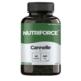 Cannelle – 500 mg – 60 Gélules – Complément Naturel pour Glycémie, Digestion & Vitalité