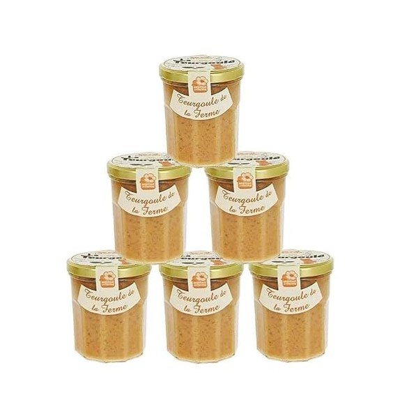Lot de 6 teurgoules à la cannelle ferme de la chouquerie - Pot de 280g - Produits-Normandie