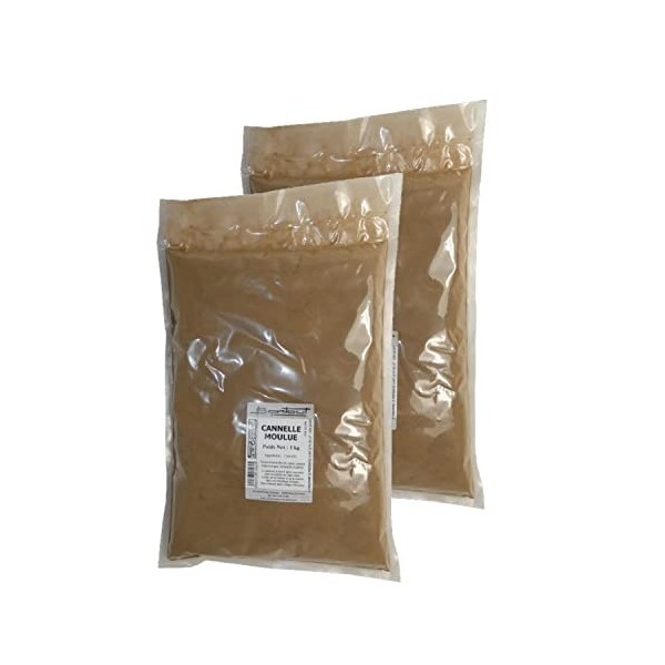 Lot 2x Cannelle moulue - Sachet 1kg
