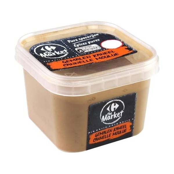 CARREFOUR LE MARCHÉ – Épice Aromatique à la Cannelle, Saveur Intense et Réconfortante, Pot 80g - lot de 4 - Vendu par Lot