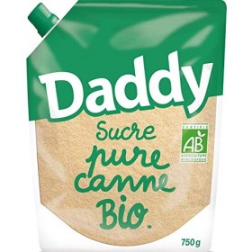 Daddy - Profil Pack Poudre Canne Bio 750G - Lot De 4 - Livraison Rapide en France - Prix Par Lot