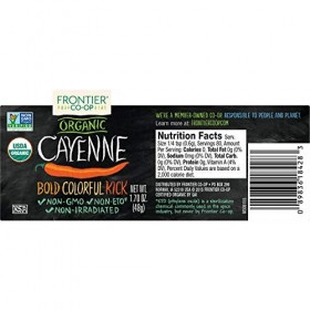 Frontier Herb Cayenne Ground 1x1.76 Oz 