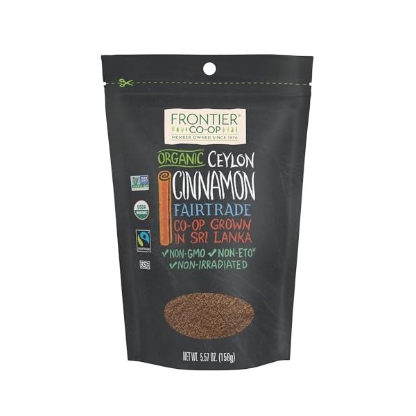 Frontier Co-op Cannelle de Ceylan bio et équitable 157,9 g