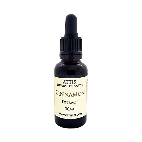 ATTIS Extrait de cannelle fait main 30 ml | Tous les ingrédients naturels