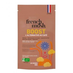 French Mush BOOST - Alternative Café aux Champignons Adaptogènes Bio : Lion’s Mane & Cordyceps - Focus, Énergie & Digestion -...