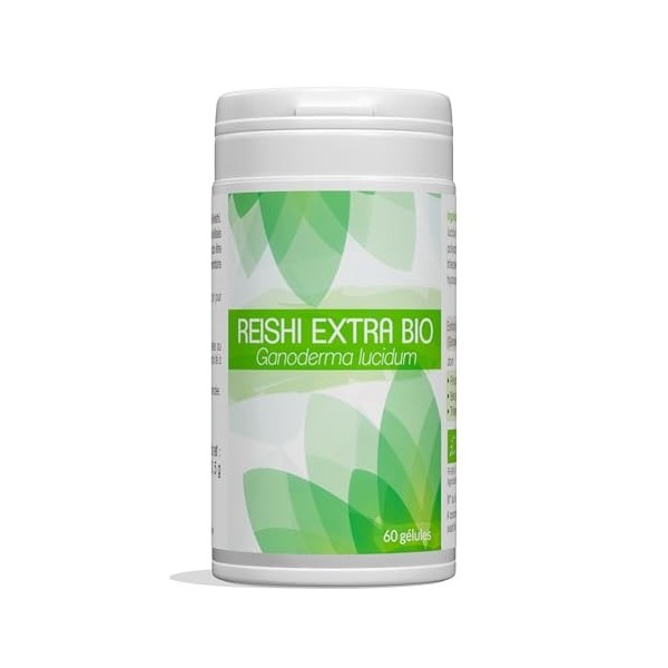 Phytosud Reishi Extra Bio - 30% Polysaccharides 10% Beta-Glûcanes 2% Triterpènes - 60 Gelules Vegan - Extrait de Reishi Bio p