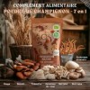 NaturaleBio Mélange de Champignons en Poudre 200g. Renforce lénergie, la fonction cognitive, la santé intestinale et le syst ...