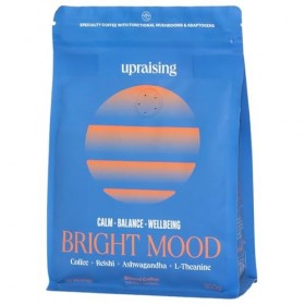 Upraising - Bright Mood | Cafe Champignon Adaptogene | Cafe Moulu + Ashwagandha + Reishi + L Theanine | Boisson Champignon Ad