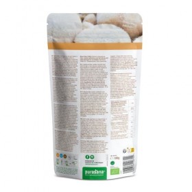 Purasana® Lion’s Mane Bio – Poudre de Crinière de Lion 100% Pure – Champignon Adaptogène Riche en Fibres & Protéines – Idéal 