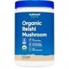 Nutricost Poudre de champignon Reishi biologique 0,2 kg 226,8 g – Certifié USDA 100% biologique, végétalien, sans OGM, sans