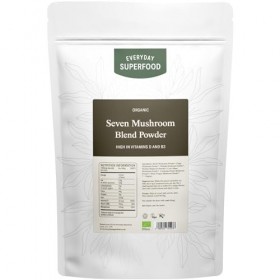 Everyday Superfood Mélange de champignons bio en poudre de 100 g, 7 champignons dont crinière de lion, convient pour la cuisi
