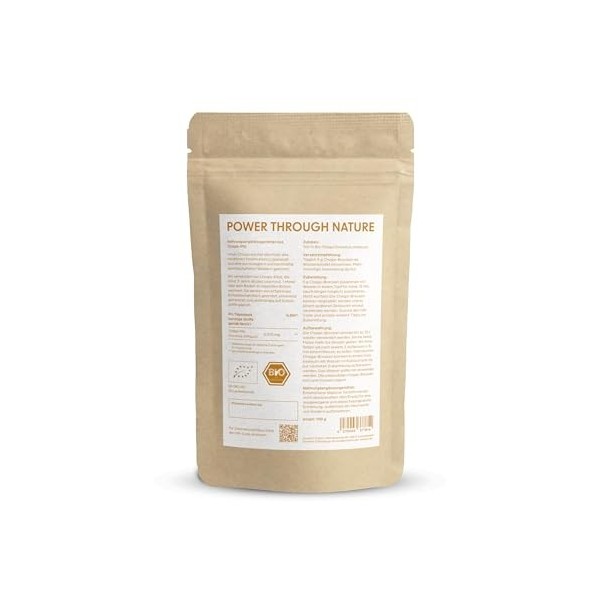 Morceaux de champignons Chaga bio - Collection sauvage de Finlande - Pour thé Chaga de qualité biologique - Naturel, non trai