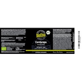 Cordyceps capsules bio - 120 pièces - 100% bio - champignon tubulaire - Champignon vital