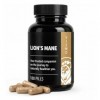 Lions Mane 180 gélules – Extrait de crinière de lion 5:1 hautement dosé 5:1 Hericium Erinaceus 500 mg – Pour la puissance c