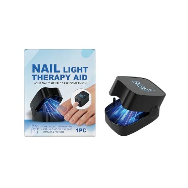 Appareil de lumière LED pour ongles des pieds | Outil rechargeable et sûr - Dispositif de réparation avec lumière LED, pour l
