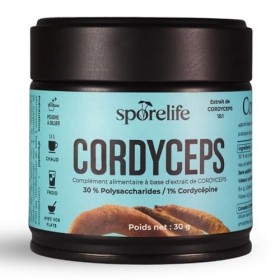 Cordyceps Sinensis en Poudre – pour lÉnergie, Performance physique, Bien-être - Se Mélange à Alimentation ou Boisson – 100% 