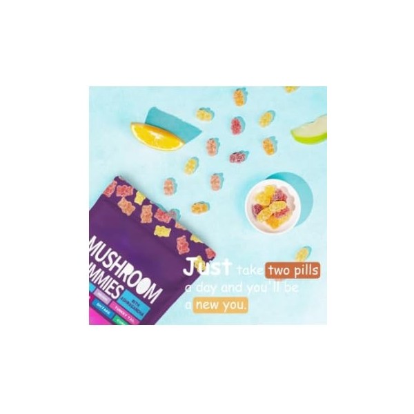 Organic - champignons - concentration et énergie