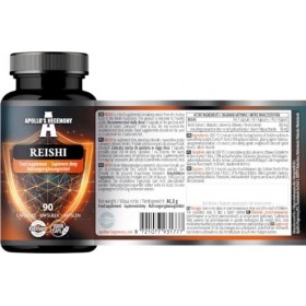 Extrait de champignon reishi 300 mg 30% de polysaccharides - 90 gélules végétaliennes - Complément alimentaire vital à base