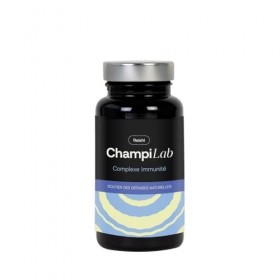 Reishi – Complexe immunité Champilab – 60 Gélules – Complément naturel défenses, énergie et tonus, synergie plantes, vitamine