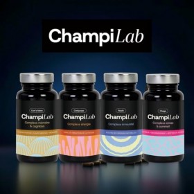 Reishi – Complexe immunité Champilab – 60 Gélules – Complément naturel défenses, énergie et tonus, synergie plantes, vitamine