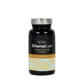 Lion’s Mane – Complexe mémoire Champilab – 60 Gélules – Complément naturel mémoire, concentration, focus et équilibre nerveux