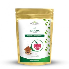 Vedikroots Arjuna - Herbe ayurvédique traditionnelle | Naturel et végétal | 100 g