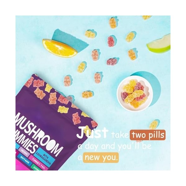 Organic - champignons - concentration et énergie