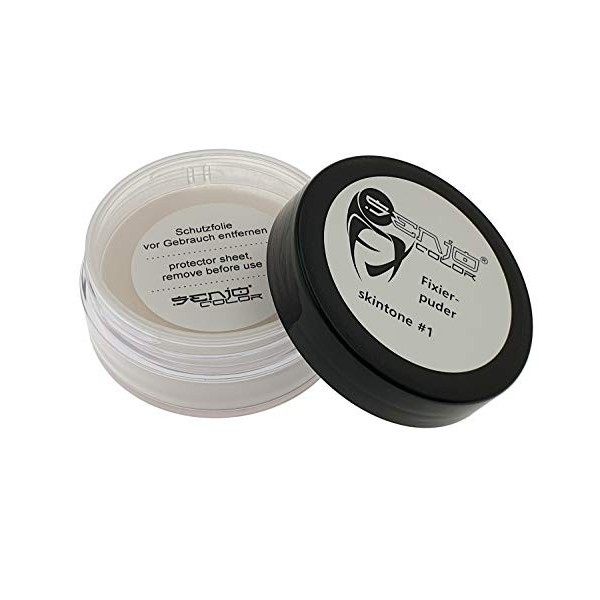 Poudre de fixation transparente couleur de la peau teinte décente 1 20 g