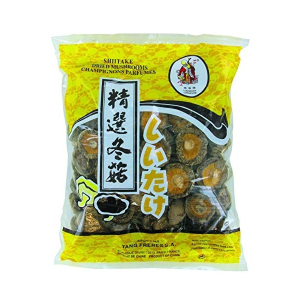 Champignons Shiitake parfumés séchés 4-6CM 500G - Champignons Tonkou - Longevity Lot de 3 sachets Champignons