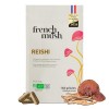 French Mush Reishi Bio Grand Format - 168 Gélules Vegan - Relaxation, Sommeil Réparateur, Sérénité - Extrait Puissant Testé e...