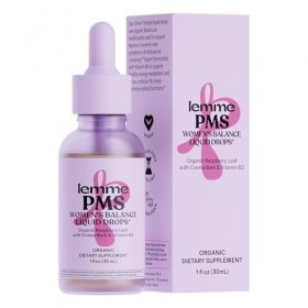 Lemme PMS Hormone Balance pour femme Gouttes liquides, soulagement des crampes PMS et règles légères, mélange de plantes 10 e