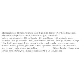 Champignons MORILLES - pure CHAPEAU spéciales 2-6 cm - sans queues – cueillis à la main, séchés au soleil 100 gr 