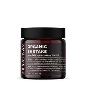 Poudre double extrait de shiitake bio 30 portions