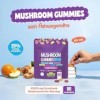 Générique Gummies Aux Champignons, KSM 66 Ashwagandha & Lions Mane Supplement Gummies, Force Et Soutien Cognitif pour Hommes ...
