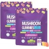Générique Gummies Aux Champignons, KSM 66 Ashwagandha & Lions Mane Supplement Gummies, Force Et Soutien Cognitif pour Hommes ...